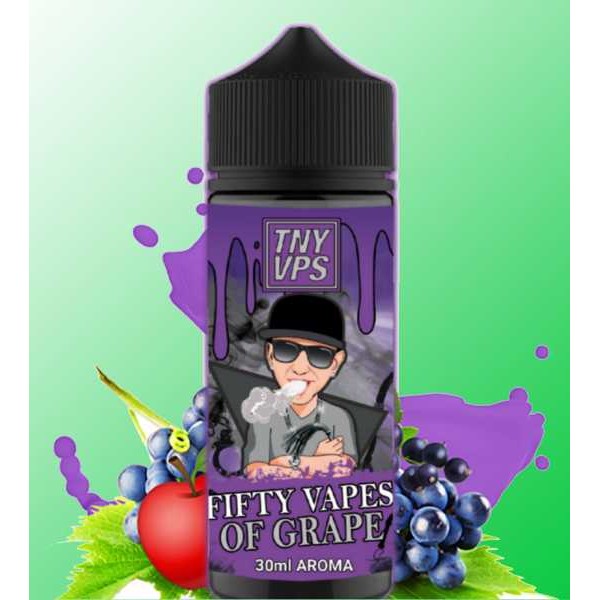 Fifty Vapes of Grape TNYVPS  (Trauben, Äpfel, Johannisbeere und Frische) 30ml in 120ml Liquid Aroma Tony Vapes -
