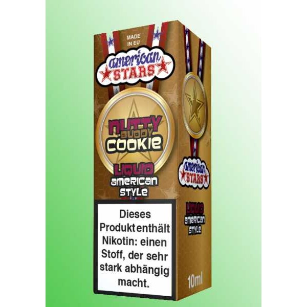 Keks Schokolade Nuss Vanille (Nutty-Buddy-Cookie) American Stars Liquid 10ml