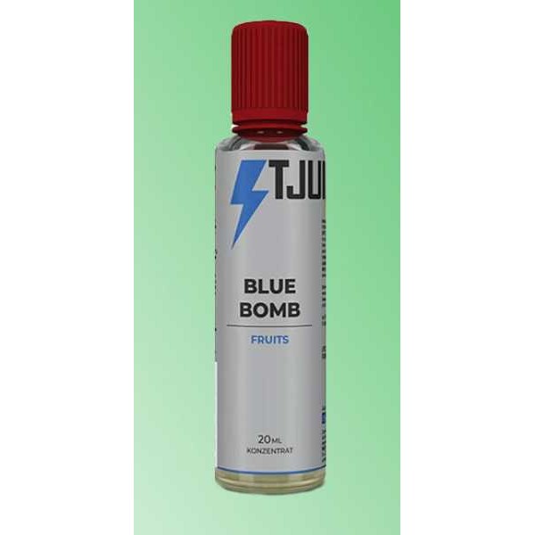 Blue Bomb (Himbeere, Traube, Anis und Menthol) Longfill 50 in 60 T-Juice Liquid Aroma