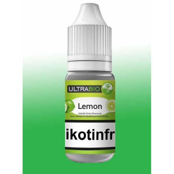 Lemon Zitrone U.Bio Liquid 10ml 0, 3, 6 oder 12mg Nikotin