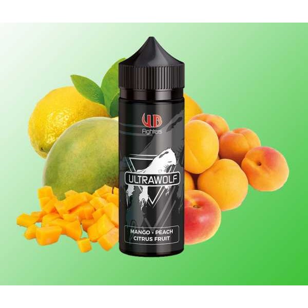 Pfirsich Mango Zitrone (UB Fighters Ultrawolf ) 10ml Liquid Aroma 10ml in 120ml Flasche