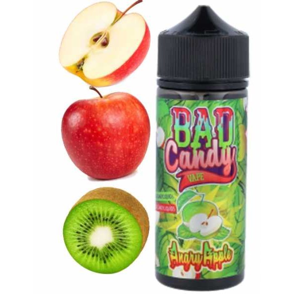 Apfel Kiwi Angry Apple Bad Candy Aroma 20ml in 120ml Flasche