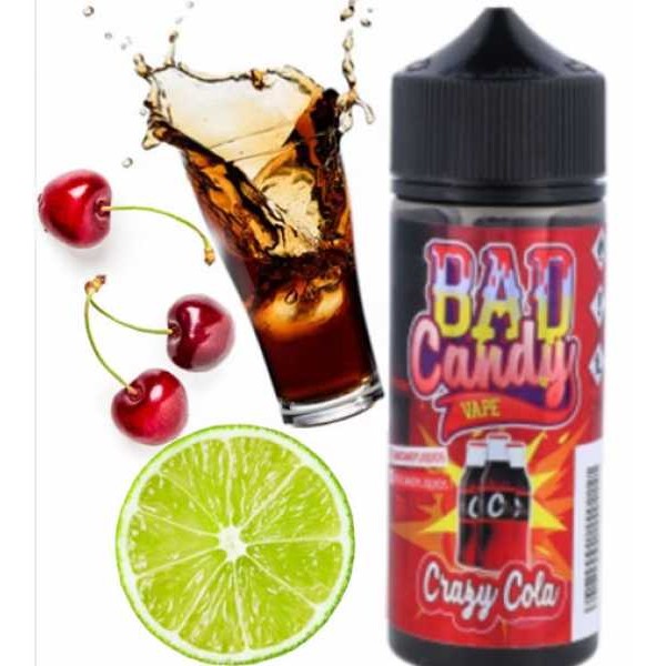Kirsch Limonen Cola Crazy Cola Bad Candy Aroma 20ml in 120ml Flasche