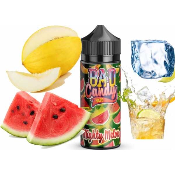 Honigmelone, Wassermelone, Zitronenlimonade, Koolada Mighty Melon Bad Candy Aroma 20ml in 120ml Flasche