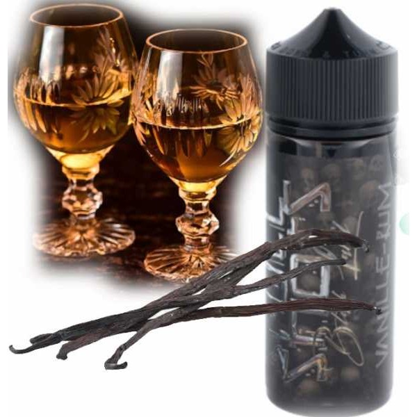 Vanille Rum Liquid Aroma 30ml in 120ml Flasche Skull Shots