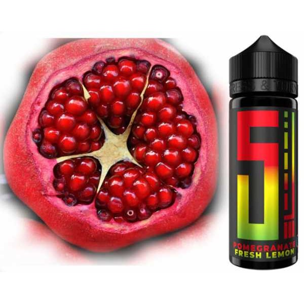 Granatapfel Zitrone (Pomegranate Fresh Lemon) 5 Element Aroma von Vovan 10ml in 120ml Flasche