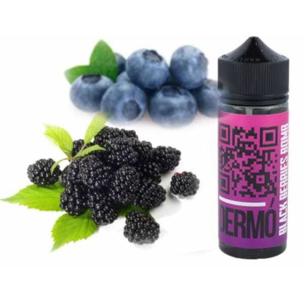 Cassis Brombeere Black Berries Bomb 20 in 120 ml Shake & Vape Dermo