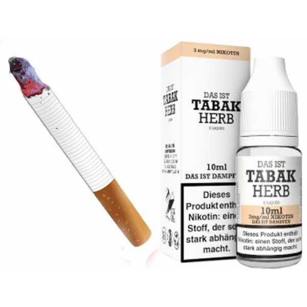 Tabak Herb 10ml Liquid Das ist Dampfen