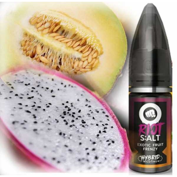 Exotic Fruit Nikotinsalz Hybrid Honigmelone Passionsfrucht Riot Squad Liquid 10ml 