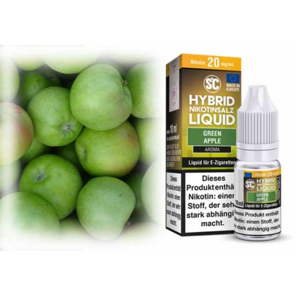 Green Apple Grüner Apfel Nikotinsalz Hybrid SC Liquid 20mg 10ml​