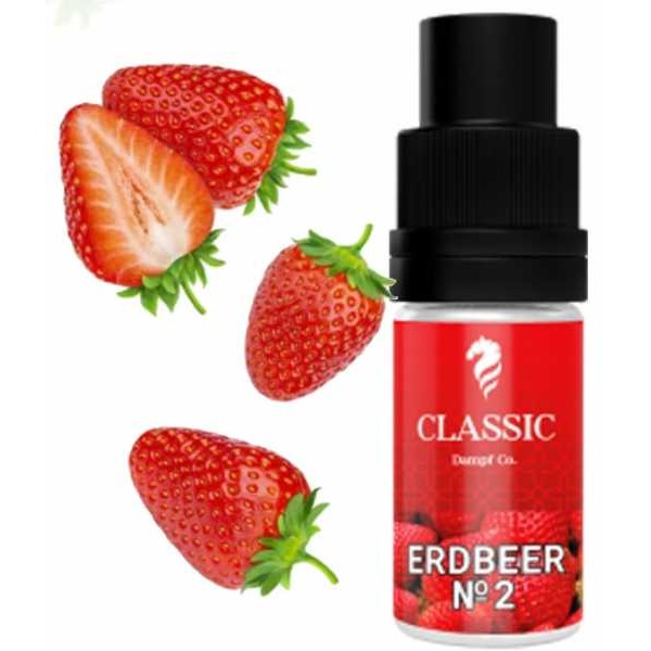 Fruchtiges Erdbeer No2 Classic Dampf 10ml Aroma 