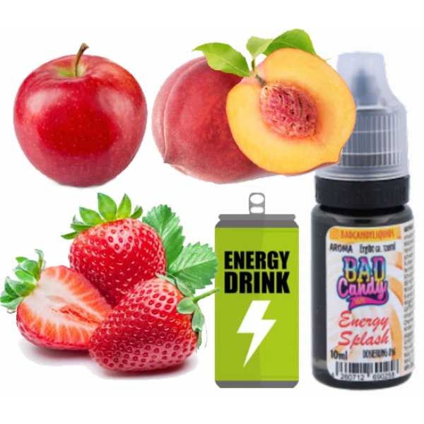 Energie Getränk Erdbeeren, Äpfel, Pfirsich Energy Splash Love Aroma 10ml Bad Candy