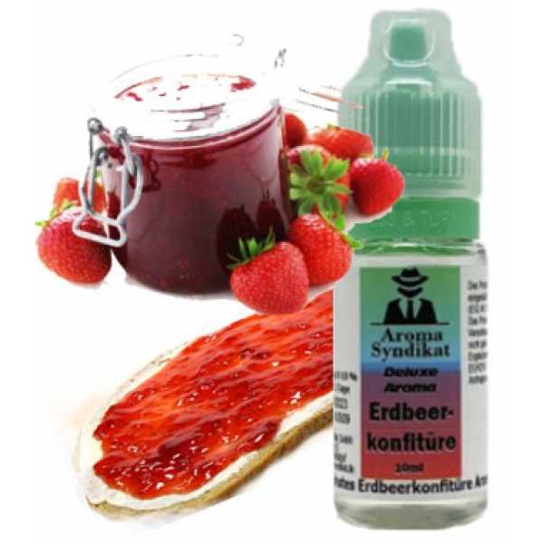 Erdbeer Konfitüre Marmelade Fruchtaufstrich Aroma 10ml von Syndikat Aroma 5 bis 10%