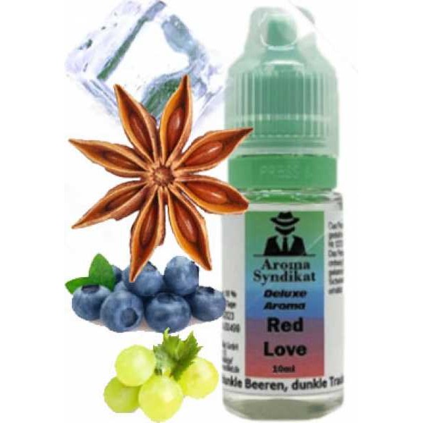 Red Love (Beeren, Frische, Trauben & Anis) Aroma 10ml von Syndikat Aroma 5 bis 10%