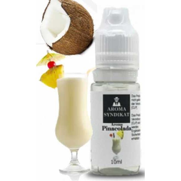 Pinacolada Cocktail (Ananas, Kokos & Creme) Aroma 10ml von Syndikat Aroma 5 bis 10%
