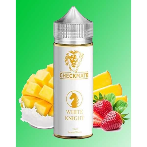 (Mango Joghurt, Erdbeeren und Frische) Liquid Dampflion White Knight Aroma 10ml Checkmate 10 in 120ml