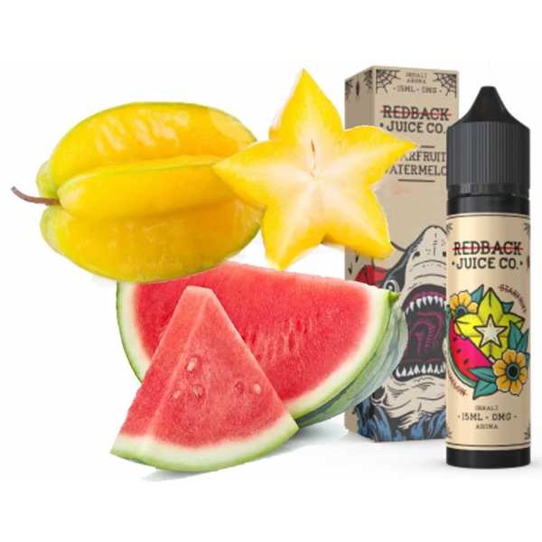 Sternfrucht Wassermelone Starfruit Watermelon Liquid Aroma 15ml in 60ml Redback Juice Co.