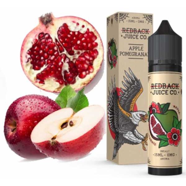  Apfel Granatapfel Apple Pomegranate Liquid Aroma 15ml in 60ml Redback Juice Co.