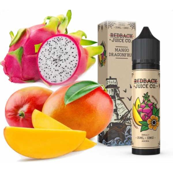 Drachenfrucht Mango Dragonfruit Liquid Aroma 15ml in 60ml Redback Juice Co.