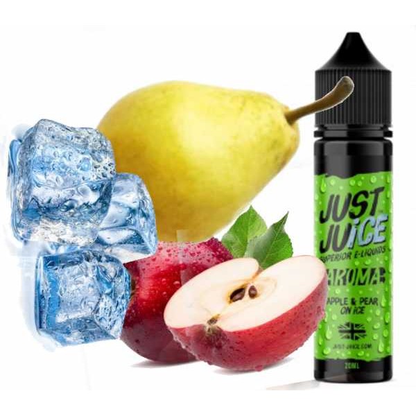 Kalte Äpfel Birnen Apple & Pear on Ice Aroma 20ml in 60ml Flasche Just Juice