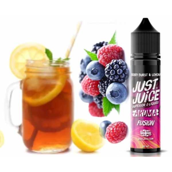 Beeren Limonade Fusion Berry Burst & Lemonade Aroma 20ml in 60ml Flasche Just Juice
