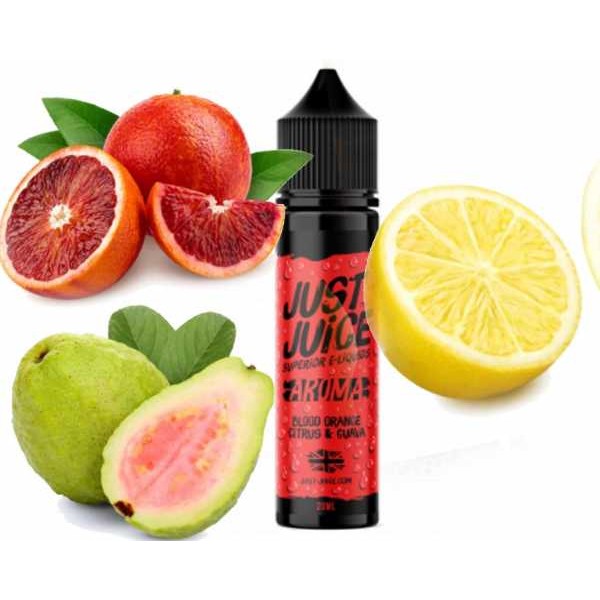Blutorangen Guave Zitrone Blood Orange Citrus & Guava Aroma 20ml in 60ml Flasche Just Juice