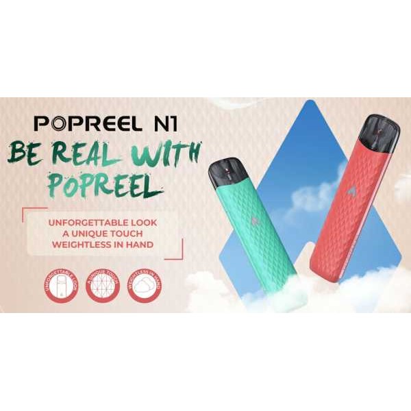 Popreel N1 Pod  E-Zigarette Unterdruckschalter Uwell 520mAh 10W