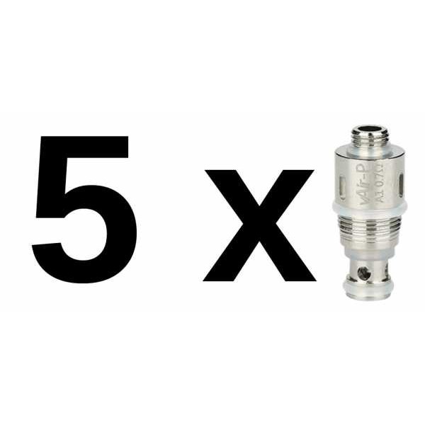5 x vAir-P Coil für VapeOnly vPipe 3, Zen Pipe oder ebony Pfeife