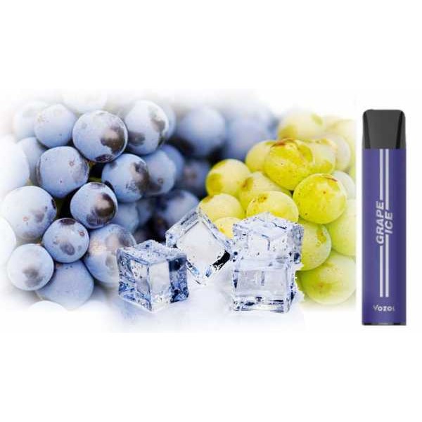 Grape Ice kühle Weintrauben Vozol Bar 500 Einweg Zigarette NicSalt 20mg