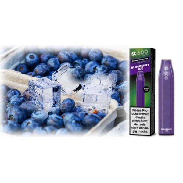 Blueberry Ice Blaubeeren Koolada 17mg SC600 Einweg E-Zigarette Züge Nikotinsalz