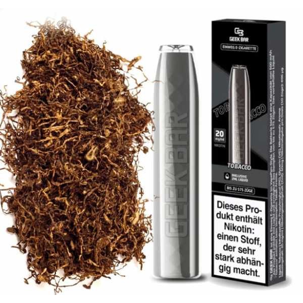 GeekBar Tobacco Tabak Einweg E-Zigarette NicSalt 20mg