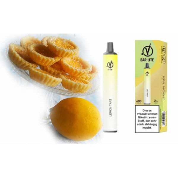 Lemon Tart Zitronen Kuchen Einweg E-Zigarette Linvo Bar Lite NicSalt 20mg