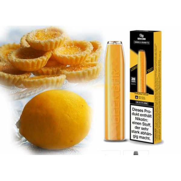 GeekBar Lemon Tart Zitronenkuchen Einweg E-Zigarette NicSalt 20mg