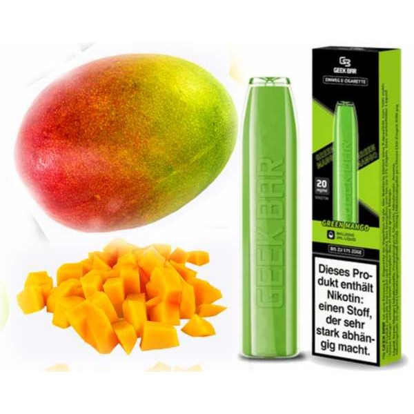 GeekBar Green Mango süße leicht bittere Mango Kühle E-Zigarette NicSalt 20mg