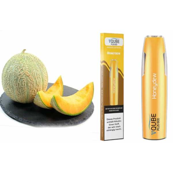 Honeydew Melon Honigmelone Vqube Plus 600 Einweg E-Zigarette Hybrid Nicotin Salz