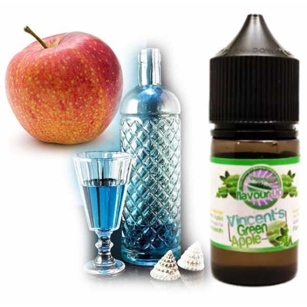 Apfel Absinth Alkohol Liquid Aroma Vincent Green Apple 10ml in 30ml Flavour Up