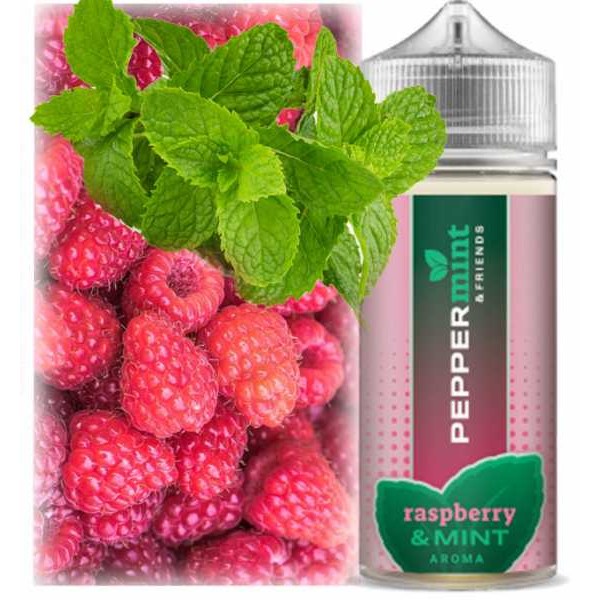 Himbeeren Minze Raspberry Peppermint & Friends Liquid Aroma Shortfill 20ml in 120ml