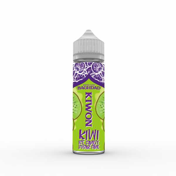 Kiwi Ice Zuckerrohr (Kiwon) Shake und Vape Liquid 40ml in 60ml Flasche