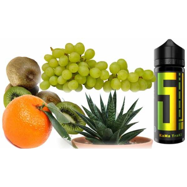 Trauben Kiwi Kaktus Mandarine (KaMa Traki) 5 Element Aroma von Vovan 10ml in 120ml Flasche